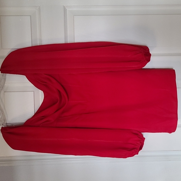 Princess Polly Lillie Long Sleeve Red Mini Dress - Picture 3 of 6